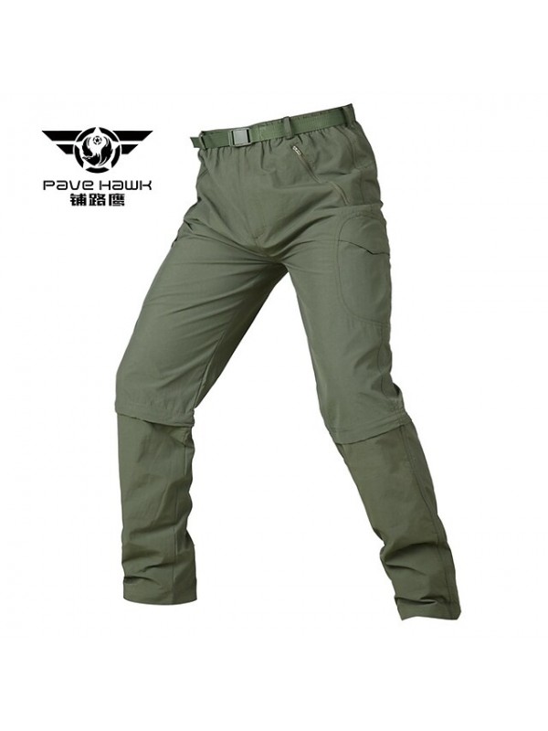 Men's Work Pants Hiking Cargo Pants Camouflage Hunting Pants Ripstop Windproof Multi-Pockets Breathable Spring Summer Camo / Camouflage Bottoms for Hunting Hiking Military / Tactical ACU Color CP #8994530