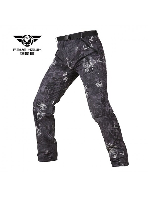 Men's Work Pants Hiking Cargo Pants Camouflage Hunting Pants Ripstop Windproof Multi-Pockets Breathable Spring Summer Camo / Camouflage Bottoms for Hunting Hiking Military / Tactical ACU Color CP #8994530