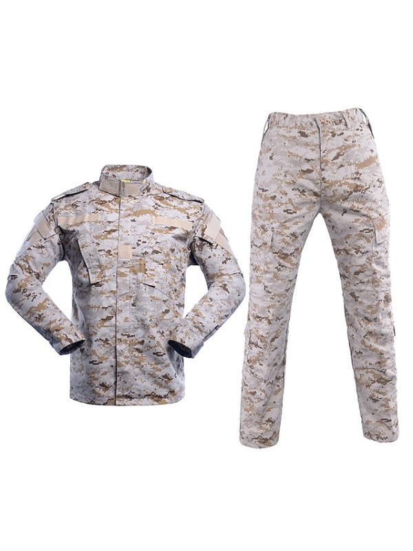 tactical camouflage suit military uniform army combat assault military equipment outdoor hunting fishing suit acu s #8778004