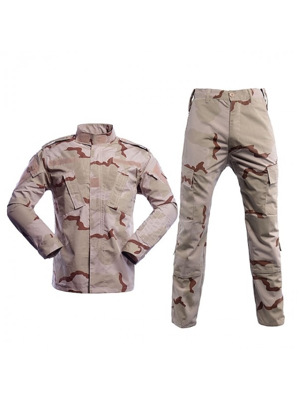 tactical camouflage suit military uniform army combat assault military equipment outdoor hunting fishing suit acu s #8778004