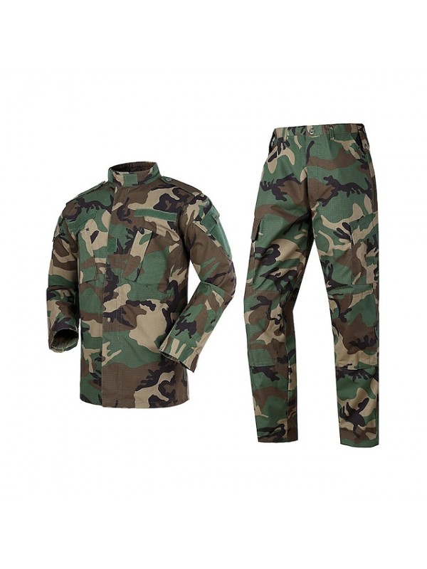 tactical camouflage suit military uniform army combat assault military equipment outdoor hunting fishing suit acu s #8778004