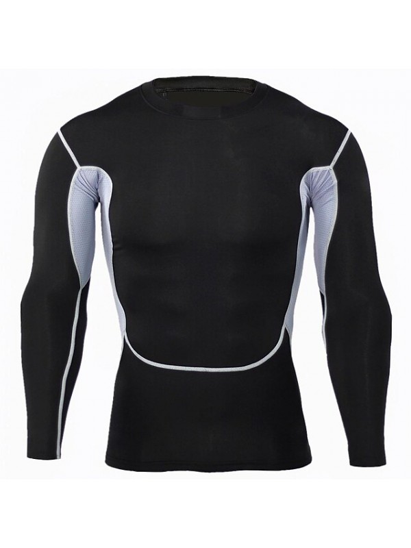 men's long-sleeved t-shirt running sports leisure riding camouflage tights breathable quick-drying t-shirt #9022423