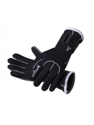 Dive&Sail Diving Gloves 3mm Neoprene Full Finger Gloves Thermal Warm Waterproof Warm Swimming Diving Surfing #8600773