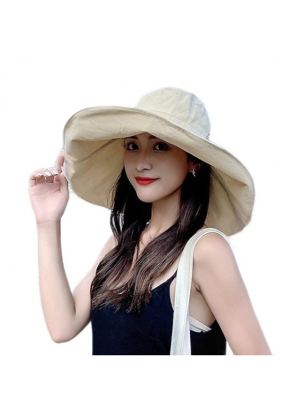 sun hat for women, women's wide brim sun hat summer beach hats for women packable reversible bucket hat uv sun protection #8602544