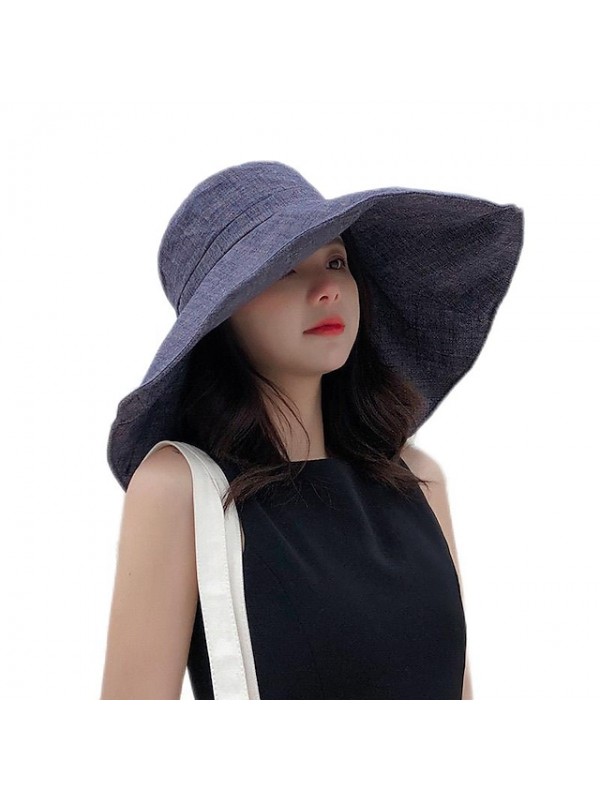 sun hat for women, women's wide brim sun hat summer beach hats for women packable reversible bucket hat uv sun protection #8602544