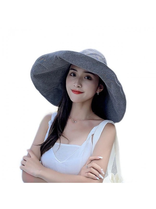 sun hat for women, women's wide brim sun hat summer beach hats for women packable reversible bucket hat uv sun protection #8602544