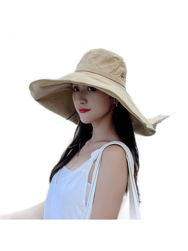 sun hat for women, women's wide brim sun hat summer beach hats for women packable reversible bucket hat uv sun protection #8602544