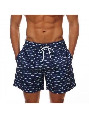 Men's Swim Shorts Swim Trunks Bottoms Quick Dry Inelastic Drawstring - Swimming Surfing Water Sports Optical Illusion Autumn / Fall Summer #8022373