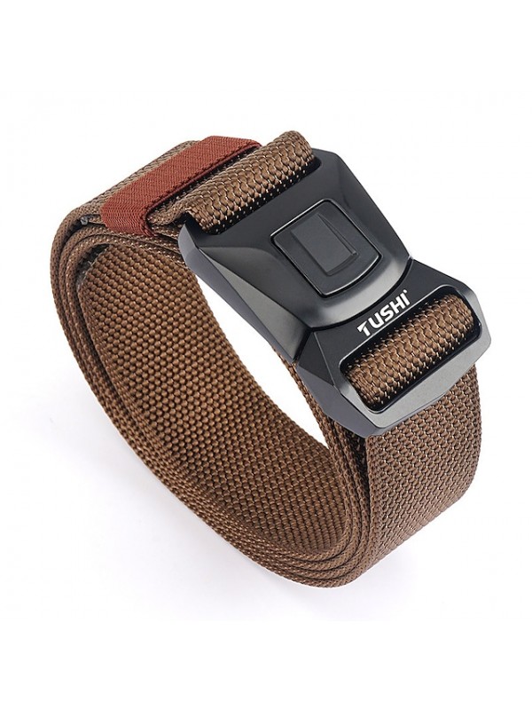 Men's Military Tactical Belt Breathable Wearable Quick Release for Solid Colored Camo Nylon Fall Spring Summer #8527494