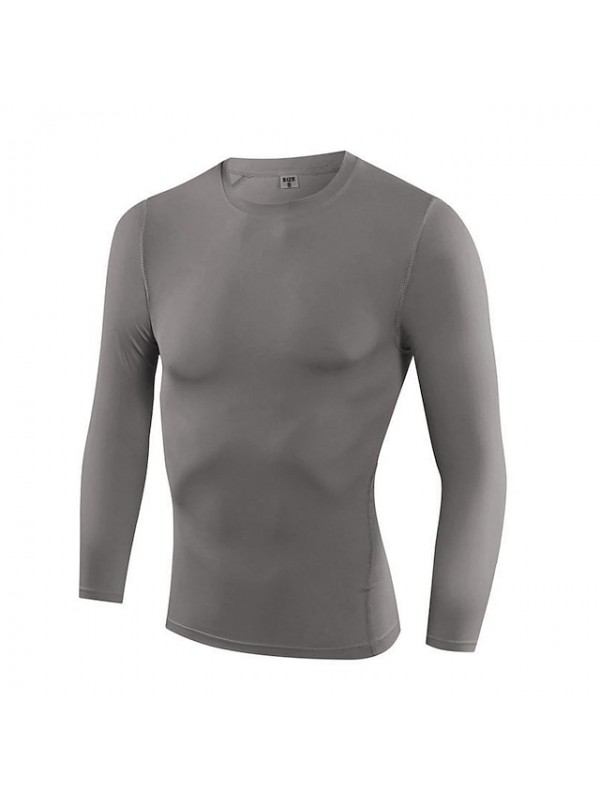 Men's Ski Base Layer Outdoor Autumn / Fall Quick Dry Top for Outdoor Exercise Multisport Back Country / Winter / Elastane #6386954