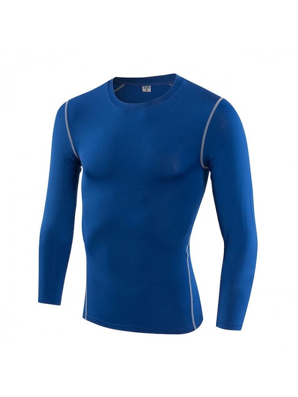 Men's Ski Base Layer Outdoor Autumn / Fall Quick Dry Top for Outdoor Exercise Multisport Back Country / Winter / Elastane #6386954