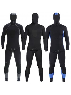 MYLEDI Men's Full Wetsuit 3mm SCR Neoprene Diving Suit Quick Dry Stretchy Long Sleeve 2 Piece - Swimming Diving Surfing Scuba Patchwork Autumn / Fall Spring Summer #8600802