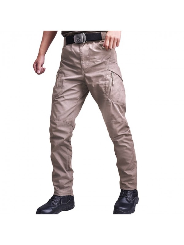 Men's Tactical Pants Water Repellent Ripstop Cargo Pants Operator Work Pants 9 Pockets Outdoor Military  Lightweight Combat Army Pants with Multi Pocket Black Gray Green Climbing Hunting Fishing #8203728