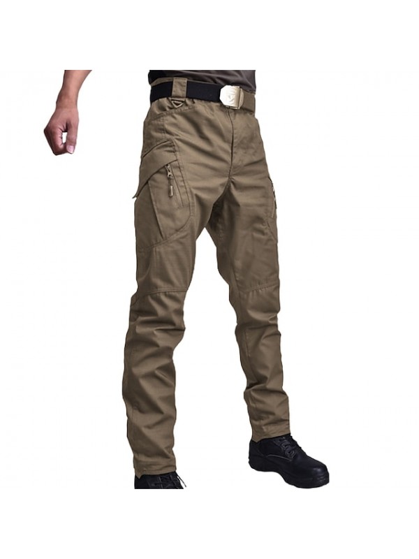 Men's Tactical Pants Water Repellent Ripstop Cargo Pants Operator Work Pants 9 Pockets Outdoor Military  Lightweight Combat Army Pants with Multi Pocket Black Gray Green Climbing Hunting Fishing #8203728