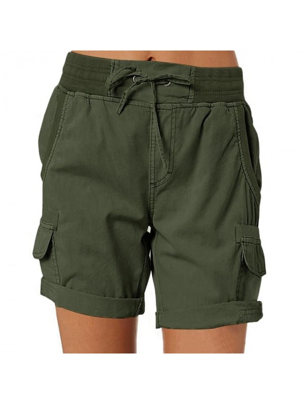 Women's Hiking Cargo Shorts Hiking Shorts Summer Outdoor Breathable Quick Dry Lightweight Shorts Bottoms Light Blue Dark Khaki grey blue turmeric Green Camping / Hiking / Caving S M L XL 2XL #9001266