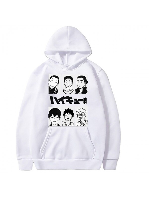 Inspired by Haikyuu Shoyo Hinata Anime Cartoon Polyster Print Harajuku Graphic Kawaii Hoodie For Men's / Women's #8789912