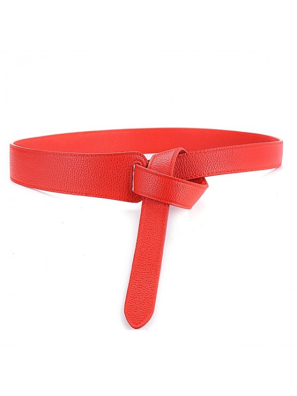 Women's Waist Belt Casual Daily Black Red Belt Solid Color / Brown / Winter / Spring / Summer #8545424