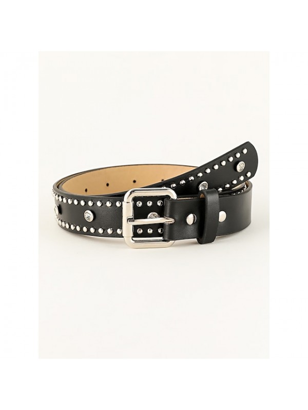 Women's Waist Belt Party Street Dailywear Holiday Black Belt Pure Color Work Basic Fall Winter Spring #8390105