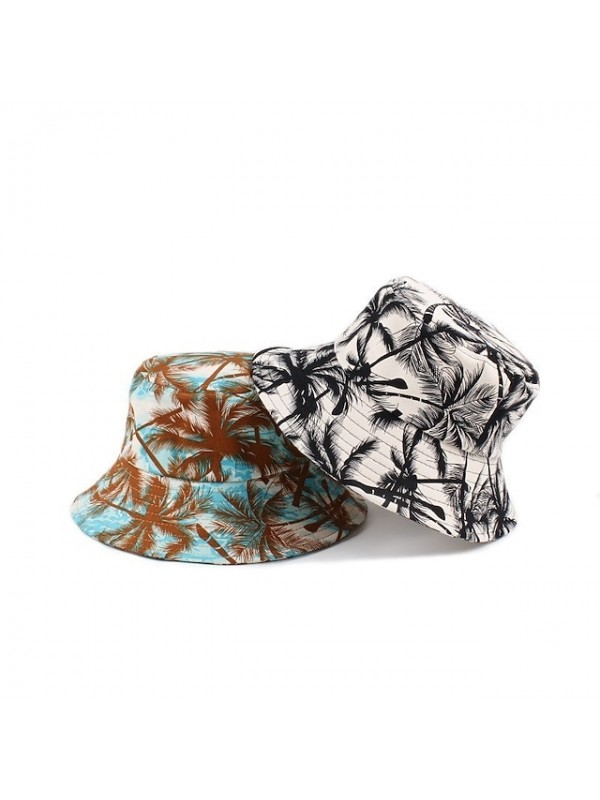 Women's Stylish Sun Hat Dailywear Park Print Tree Black White Hat Sun Protection Warm / Fall / Winter / Spring / Summer #8949918